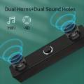 Portable USB Wired Sound Bar 9D BASS Stereo Speaker Hifi Subwoofer Powerful Wired Soundbar Speaker with Volume Control Home Theater Soundbar Speaker for TV PC Smartphone Computer Tablet Pembesar Suara Muzik 条形音箱 音响. 
