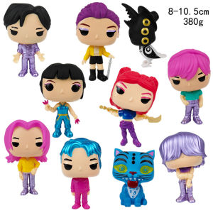 10pcs/set Kpop Demon Hunters Figure Pvc Model Anime Figurine Collection Statue Desk Decoration Dolls Children Toys Halloween Gifts