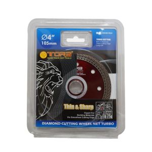 TORA Diamond Cutting Wheel Mesh Turbo Merah 4 Inch