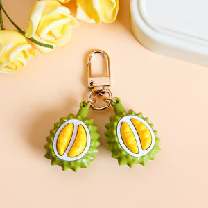 Thực tế sầu riêng Keychain dòng trái cây Ví sáng tạo Charm món quà dễ thương cho các cặp vợ chồng và bạn bè