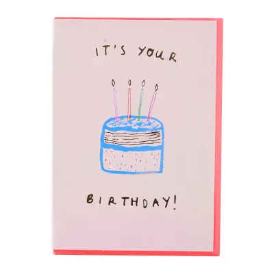 Ohh Deer Its Your Birthday Cake Greeting Card