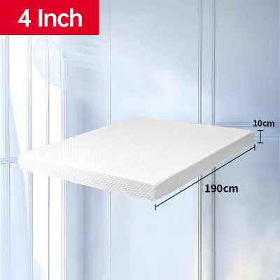 【10 Years Warranty】Memory Foam Mattress 2/3/4 inch foam mattress Single/Twin/Double/Queen/King size Optional bed mattress foam for bed 2 person bed foam for single bed foam Mattresses foam for bed family size sale Foldable Latex Matress