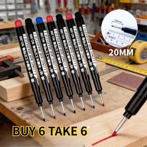 BUY 6 TAKE 6 Long Nib Head Permenant Markers Pen Quick Drying Waterproof Metal Wood Marker 20MM