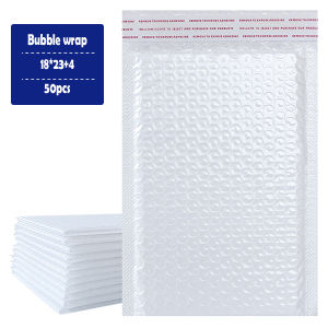 【Hot sale】White Pearlized Bubble Mailers PE Lined Self-Seal Waterproof & Shockproof for Shipping