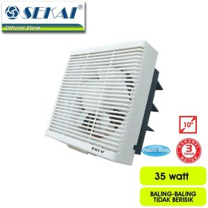 Sekai WEF1090 Kipas Angin Hexos Fan / Exhaust Fan Dinding 10 inch (25 cm) - FREE ONGKIR Jabodetabek