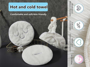 Dingin memampatkan topeng memampatkan panas boleh diguna semula tuala muka Anti penuaan muka pengukus tuala pelembap Rejuven kecantikan penjagaan kulit topeng