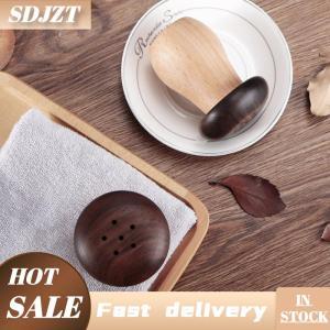 SDJZT Gỗ nấm tăm chủ sáng tạo tăm hộp với lỗ tăm hộp lưu trữ nhà hàng Nhà Bếp Máy tính để bàn tổ chức