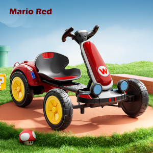 RYKEES Mario Go-Kart PLUS Electric Foldable Go-Kart for Kids 2 to 10 yrs old