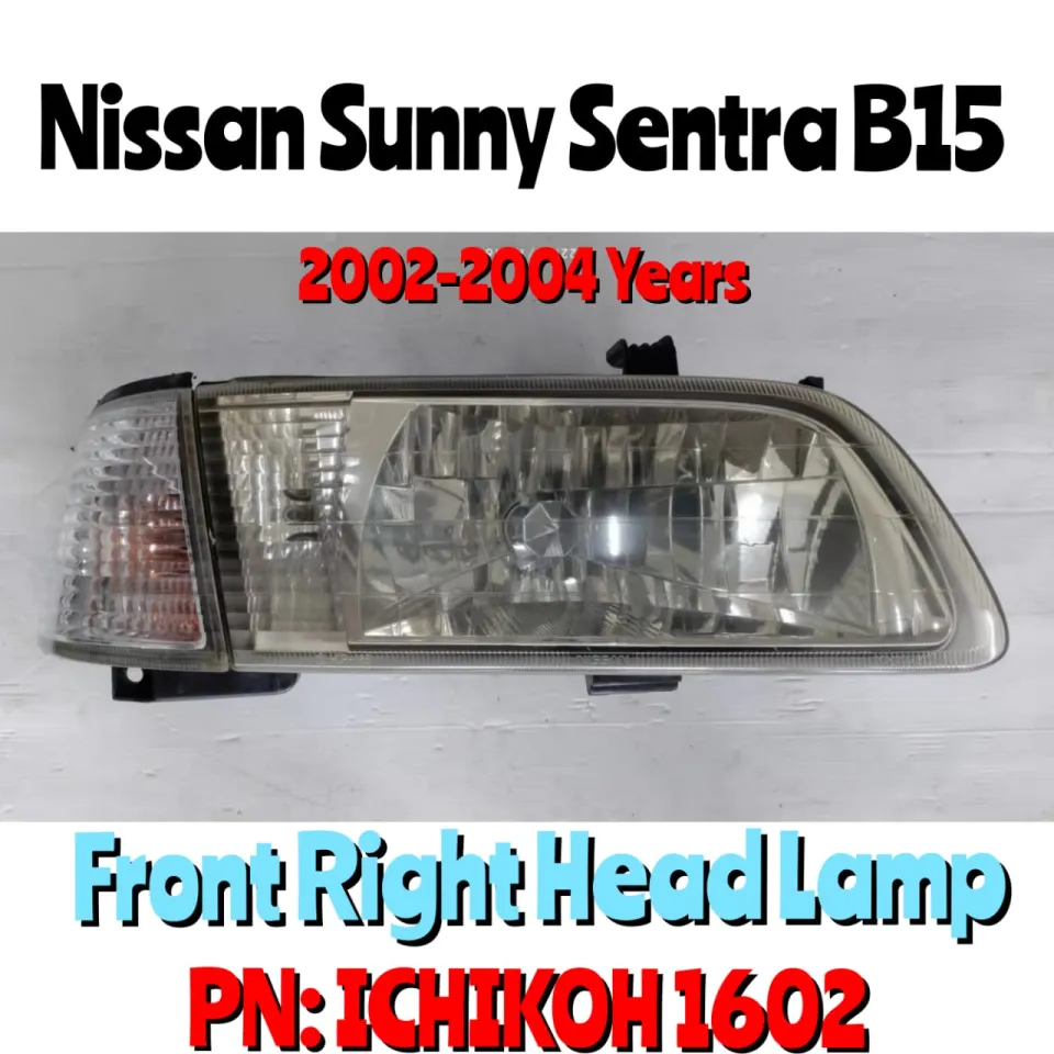 Nissan Sunny Sentra B15 Head Lamp ( 2002-2004 Years ) / Front