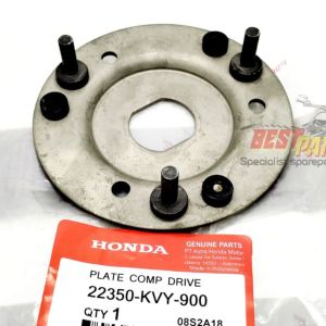 dudukan kampas ganda beat scoopy spacy karbu 22350-kvy-900 kualitas original ori asli tatakan kampas ganda