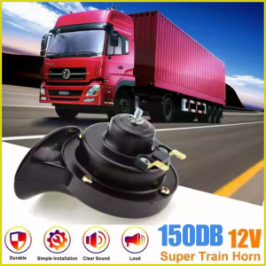 BARU KKMOON Klakson Keong Mobil 12 Volt Denso  Suara Ngebas Loud Air Horn 12V 150dB - DL34G