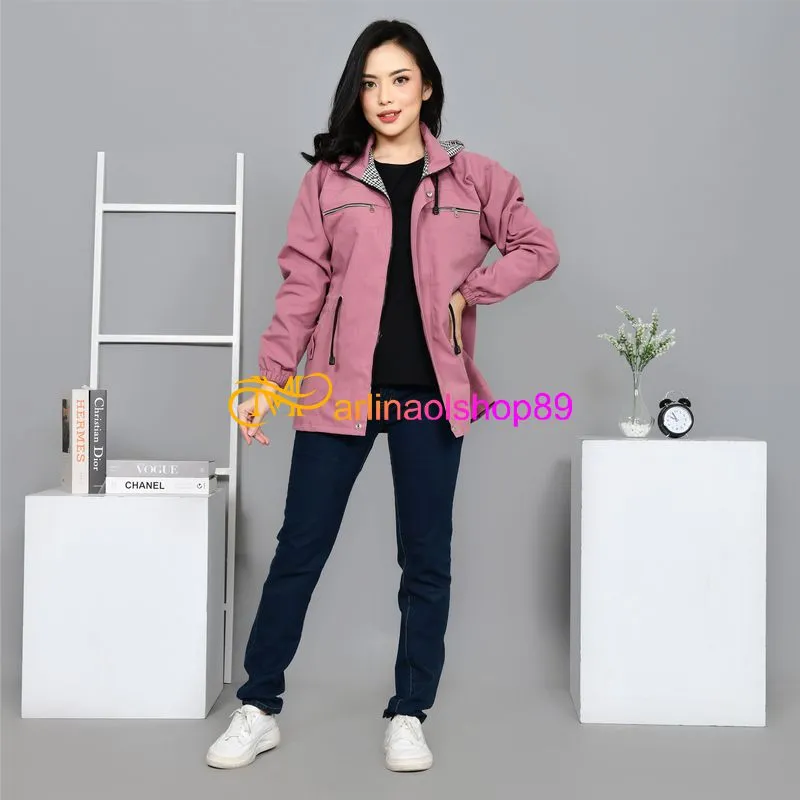 Jaket Parka Cewek Jumbo Jaket parka wanita M L XL XXL XXXL