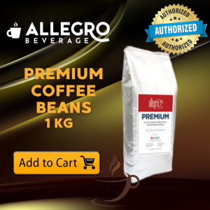 Allegro Premium Coffee Beans 1Kg - 80% Arabica 20% Robusta Whole Bean or Ground