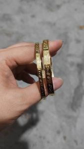 ＜1122＞  Gelang Kitab Thailand Azan Spray Thai Gelang    Keluli Titanium banglesbracelet Gelang Thai