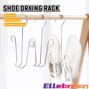 Ellebreen Stainless Steel Shoes Drying Hanger Shoes Drying Rack Hanging Shoe Organizer Space Saving 1Pc
