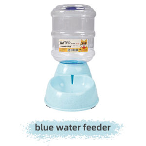 3.8L Cat Water Dispenser Automatic Pet Food/Water Feeder Wheat straw Large Capacity Pet Dog Cat Automatic Feeder