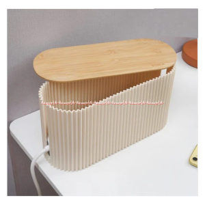 Stora Cable Management Box White Kotak Penyimpanan Kabel Agar Rapi Warna Putih Kabel Organizer Storange Box