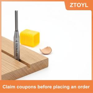 【ZTOYL】 Công cụ chế biến gỗ 3mm TCT cacbua lưỡi dao phay thẳng cho tông đơ cạnh sạch hoàn thiện cho mộc và làm tủ