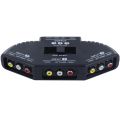 4X 3-Way Audio Video AV Switch Box Splitter Switch W/ Cable for TV X-Box DVD Player Devices Switch. 