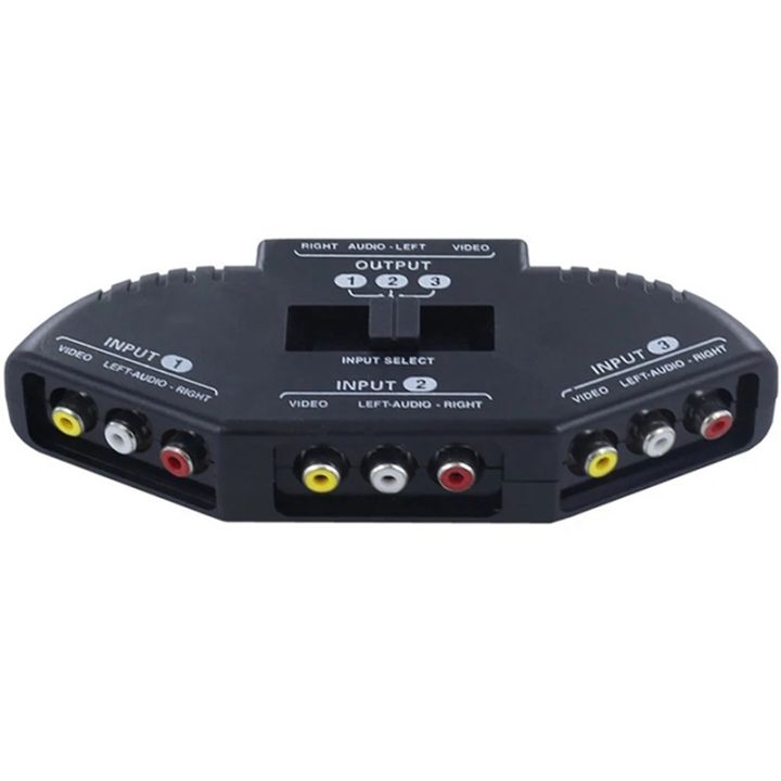 4X%203-Way%20Audio%20Video%20AV%20Switch%20Box%20Splitter%20Switch%20W/%20Cable%20for%20TV%20X-Box%20DVD%20Player%20Devices%20Switch%20-%20Image%202