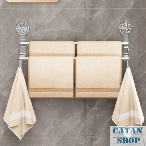 Thanh Treo Khăn Inox Gắn Tường Chân Không Không Cần Khoan Treo Đồ Nhà Tắm Tiện Lợi Chắc Chắn