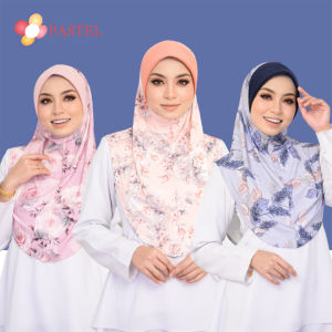 Sarima Hoor Moss Crepe Corak 4D M-L-XL