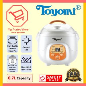 Toyomi SC 707 0.7L Mini Double Boiler Stew Cooker