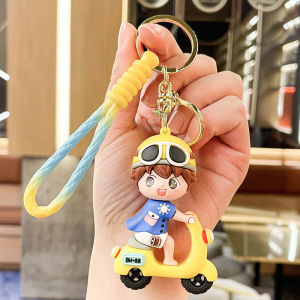 Gantungan Kunci Tas Couple Milk Tea Keychain Karakter Boneka Lucu Pasangan