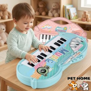 Pet Home-my Kids Mini Piano Keyboard Portable Electronic Musical Toy Early Learning Music Gift Child Safe