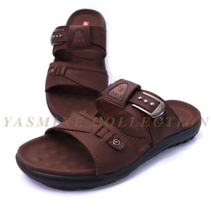Sandal Kulit Selop Pria 2025 Viral Sandal Selop Cowok Casual Sandal Kulit Pria Anti Putus