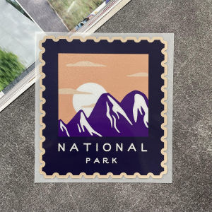 Camping Stickers Off-road Vehicle Outdoor Hiking Stickers Graffiti Reflective Decorative Stickers Car Window Waterproof Stickers