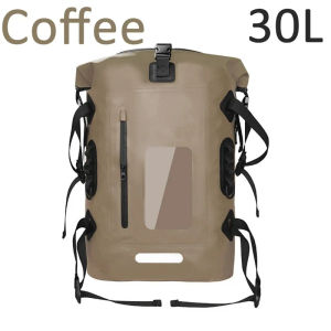 30L Swimming Bag Dry PVC Backpack Waterproof Bucket Sack Large River Trekking Bags Rafting Outdoor Travel Storage Backpack