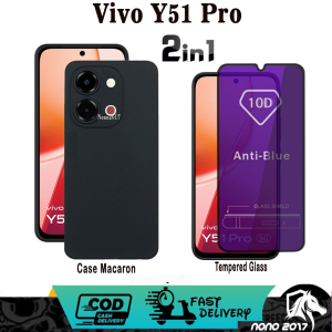 2IN1 CASE PRO CAMERA VIVO Y51 PRO BONUS TEMPERED GLASS PRIVACY