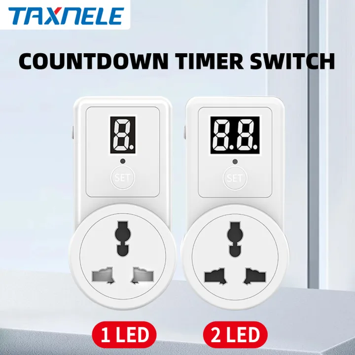 EU Plug Countdown Socket Timer Switch 2 Digits Display Smart Socket ...