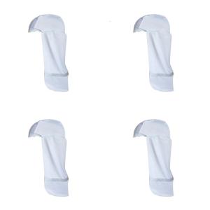 Breathable Sun Protections Neck Cover Elastic Safety Hat Liners Reflective Strips Outdoor Activity Sun Shade Hat