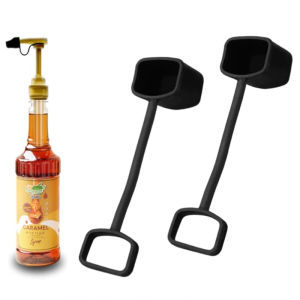[Eqrbtl] 5 10 PCS Coffee Syrup Pump Tip Cap Covers Pourer Cap Syrup Covers Caps Silicone Fits For Syrup Pump Pour Dispenser