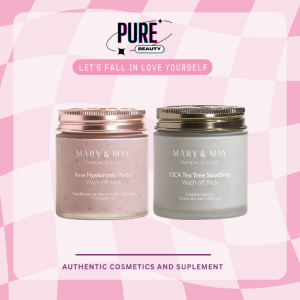 Mặt Nạ Rửa Đất Sét Dưỡng Ẩm Chuyên Sâu Mary & May Hyaluronic Hydra Wash Off Pack 125g Chính Hãng