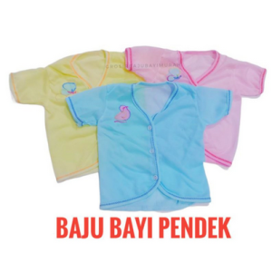 Baju bayi lengan pendek APLIKASI