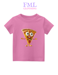 Kaos Anak-Anak Gambar Yummy PIZZA (usia 2-10 Tahun) Katun PE