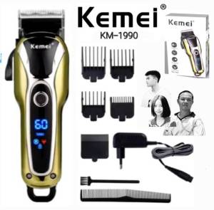 Kemei ปัตตาเลี่ยน KM-1990 ปัตตาเลี่ยนไร้สาย จอLED