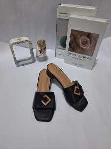 ESTELLA OFFICIAL STORE Sandal Heels Wanita Kekinian 3 cm