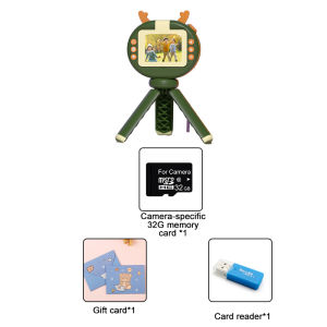 Digital Kids Camera For Girls Boys Toddler Children Toy Video Birthday Christmas Gift Toddler Teenage Presents Outdoor Pink  Green