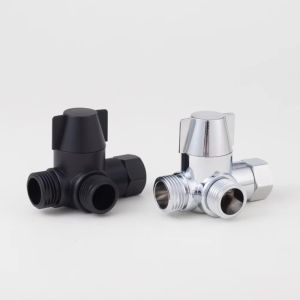 LIVELYN G1/2 Shower Diverter Valve 3 Way with T Adapter Shower Hose Tap Splitter ABS Space-saving Shower Head Switch For Shower Hose Tap