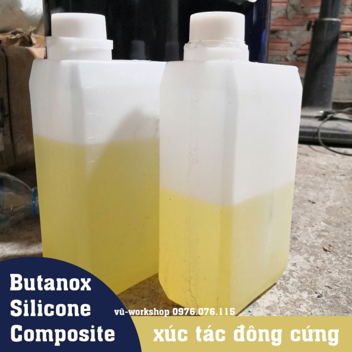 Butanox - xúc tác đóng rắn - đông cứng silicone và polyester resin (nhựa composite)