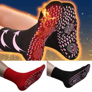 Janememory Self-Heating Health Care Tourmaline Magnetic Warm Foot Care Socks