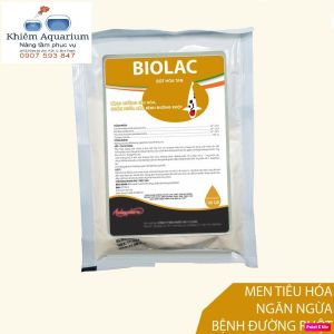 Men tiêu hoá cho cá Enzyme BIOLAC cảnh kết hơp khử khí độc và làm trong nước hồ cá cảnh