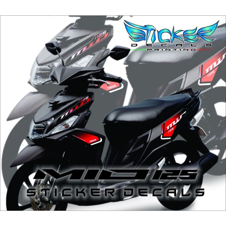 【Hot】 Mio i 125 Stock Decals | Lazada PH