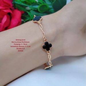 Gelang Jurai Simpel Perhiasan Aksesoris Lapis Emas Terlaris Tidak Mudah Luntur G18-19A