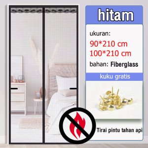 REAIM Tirai Pintu Gorden Anti/Nyamuk Magnetic Curtain/Nyamuk Tirai /Tirai Magnet Elegan Bahan PVC