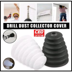CEO Drill Dust Collector Rubber Dust Cover Collector Dustproof Hammer Drill Power Tool Getah Pengumpul Habuk Gerudi
